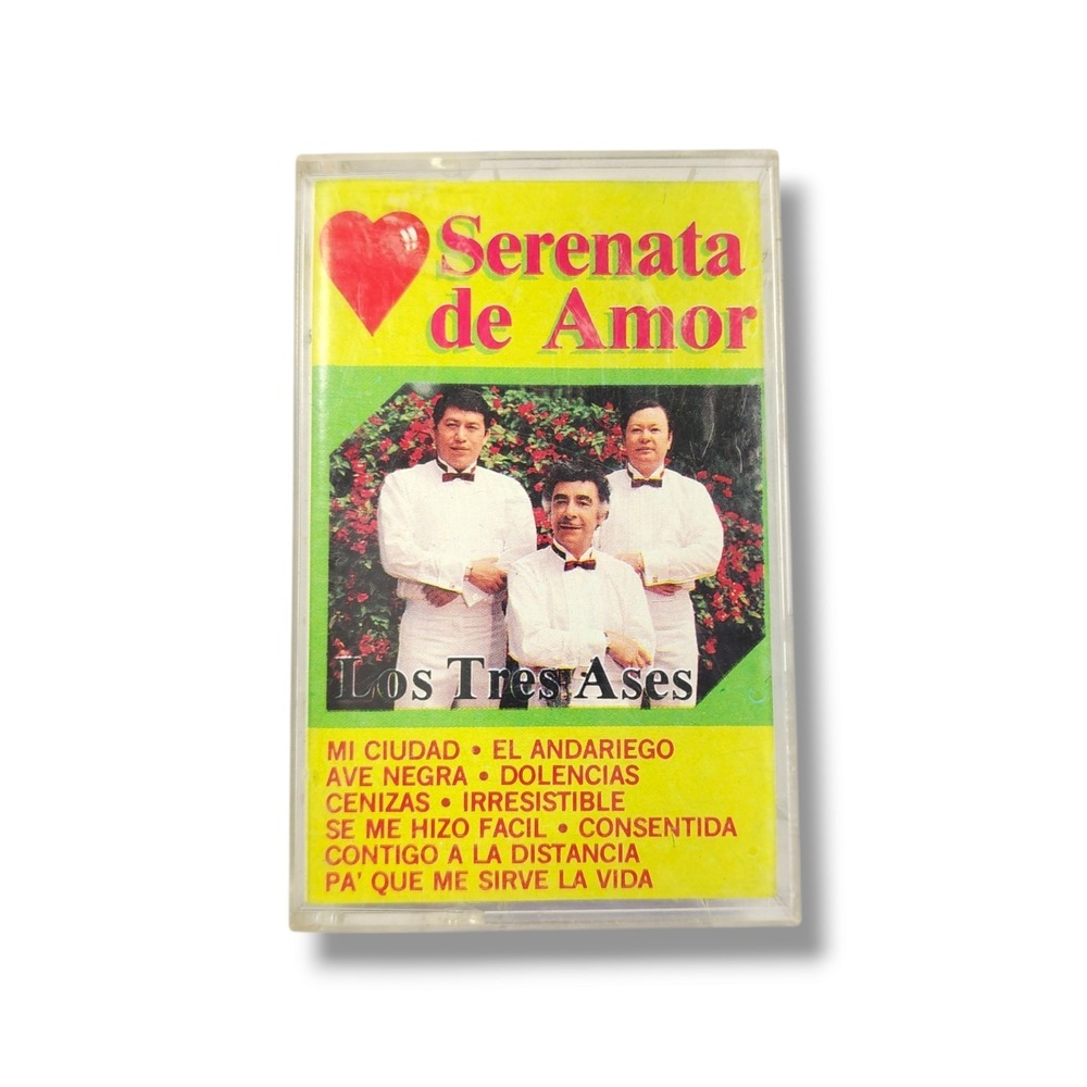 Los 3 Ases "Serenata De Amor" Vintage Cassette Tape Latin Tejano